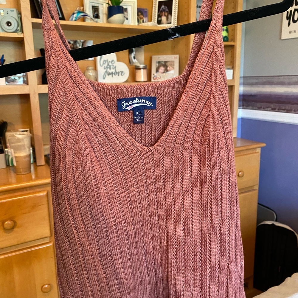 Freshman sweater tank top